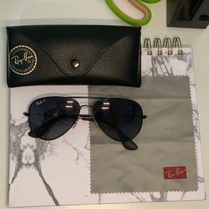 Polarized Ray Ban Aviators 3558